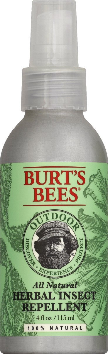 slide 2 of 2, Burt's Bees Outdoor All Natural Herbal Insect Repellent, 4 fl oz