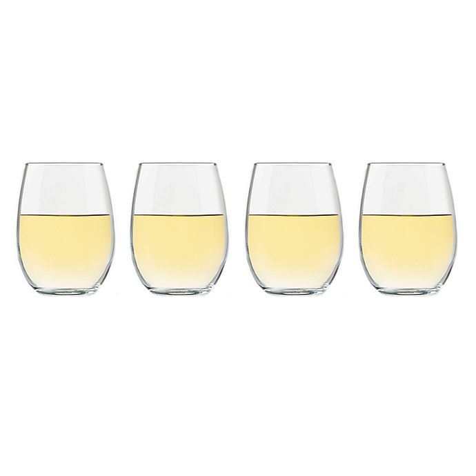 slide 1 of 8, Dailyware Stemless Wine Glasses, 4 ct