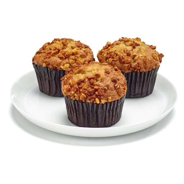 slide 1 of 1, Meijer Muffin, Banana Nut, 4 ct; 16 oz