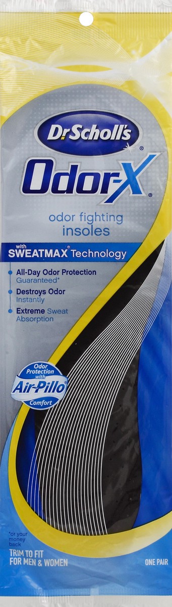 slide 3 of 4, Dr. Scholl's Insoles, Odor Fighting, Trim to Fit for Men & Women, 1 pair