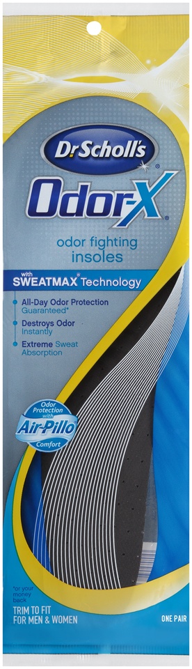 slide 1 of 4, Dr. Scholl's Insoles, Odor Fighting, Trim to Fit for Men & Women, 1 pair