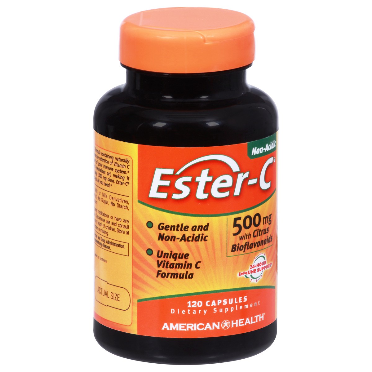 slide 12 of 12, Ester-C 500 mg Citrus Bioflavonoids 120 Capsules, 120 ct