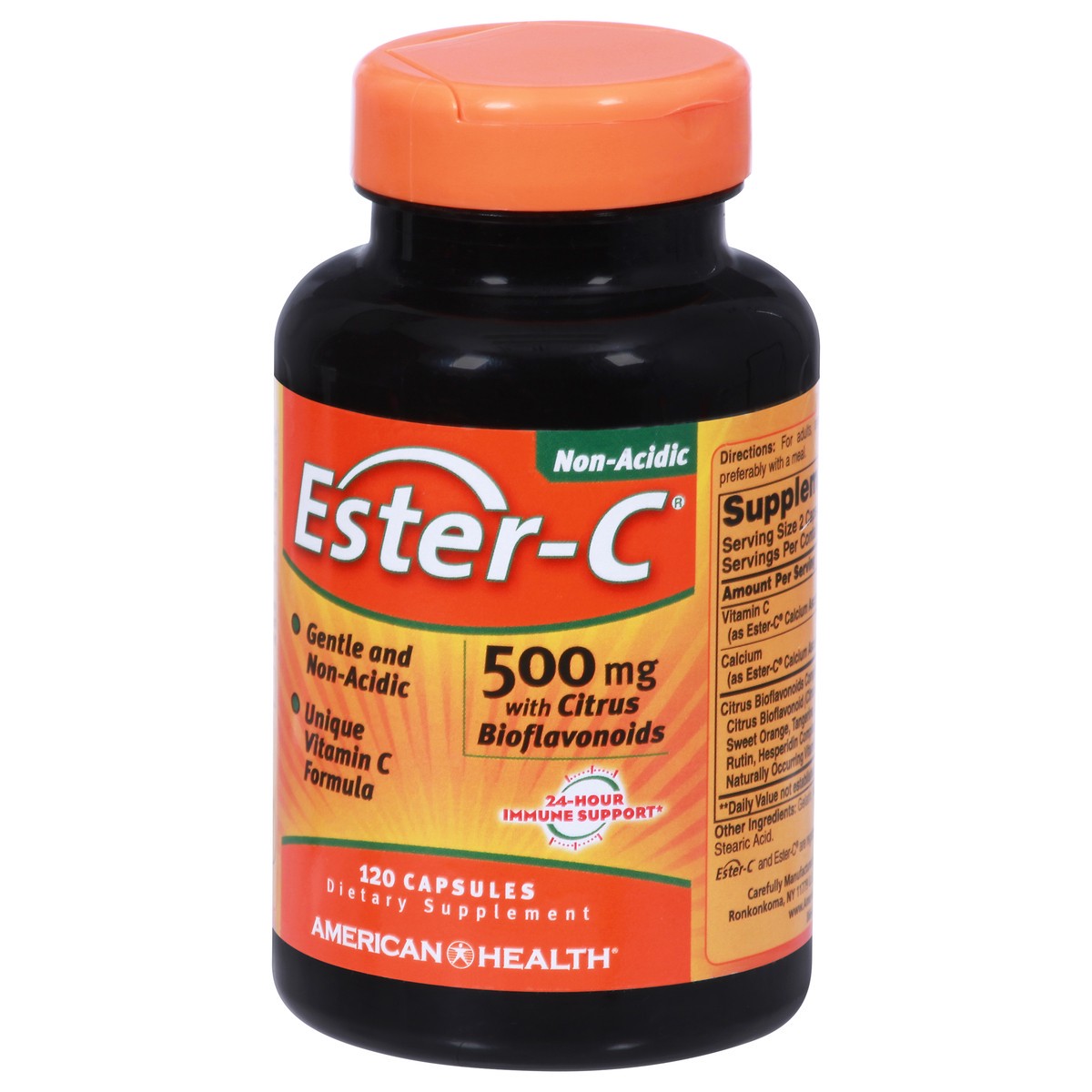 slide 3 of 12, Ester-C 500 mg Citrus Bioflavonoids 120 Capsules, 120 ct