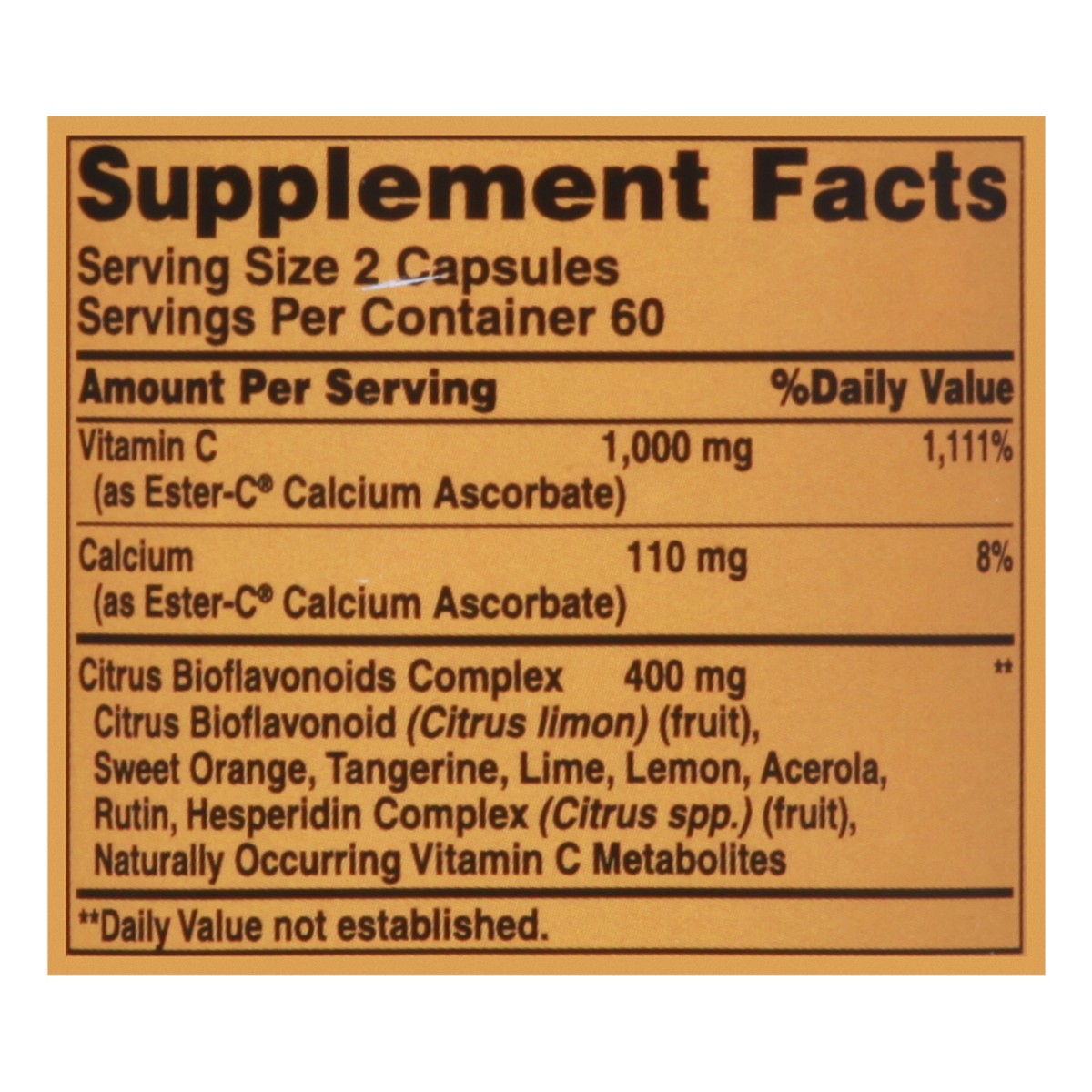 slide 7 of 12, Ester-C 500 mg Citrus Bioflavonoids 120 Capsules, 120 ct