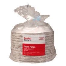 slide 1 of 1, GFS 3-Compartment Molded Fiber Plates, 125 ct; 10 in