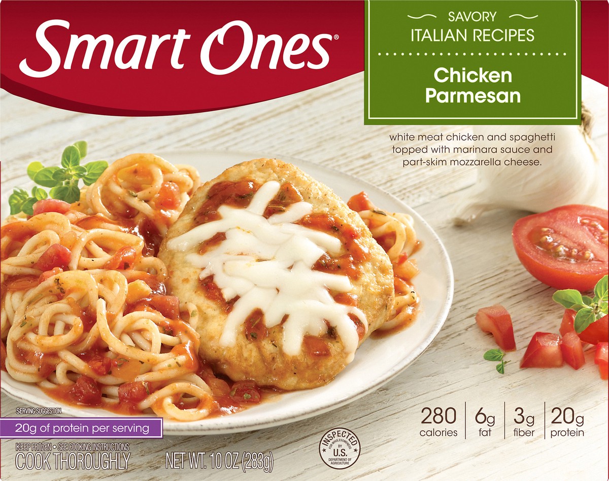 slide 9 of 9, Smart Ones Chicken Parmesan Frozen Meal, 10 oz Box, 10 oz