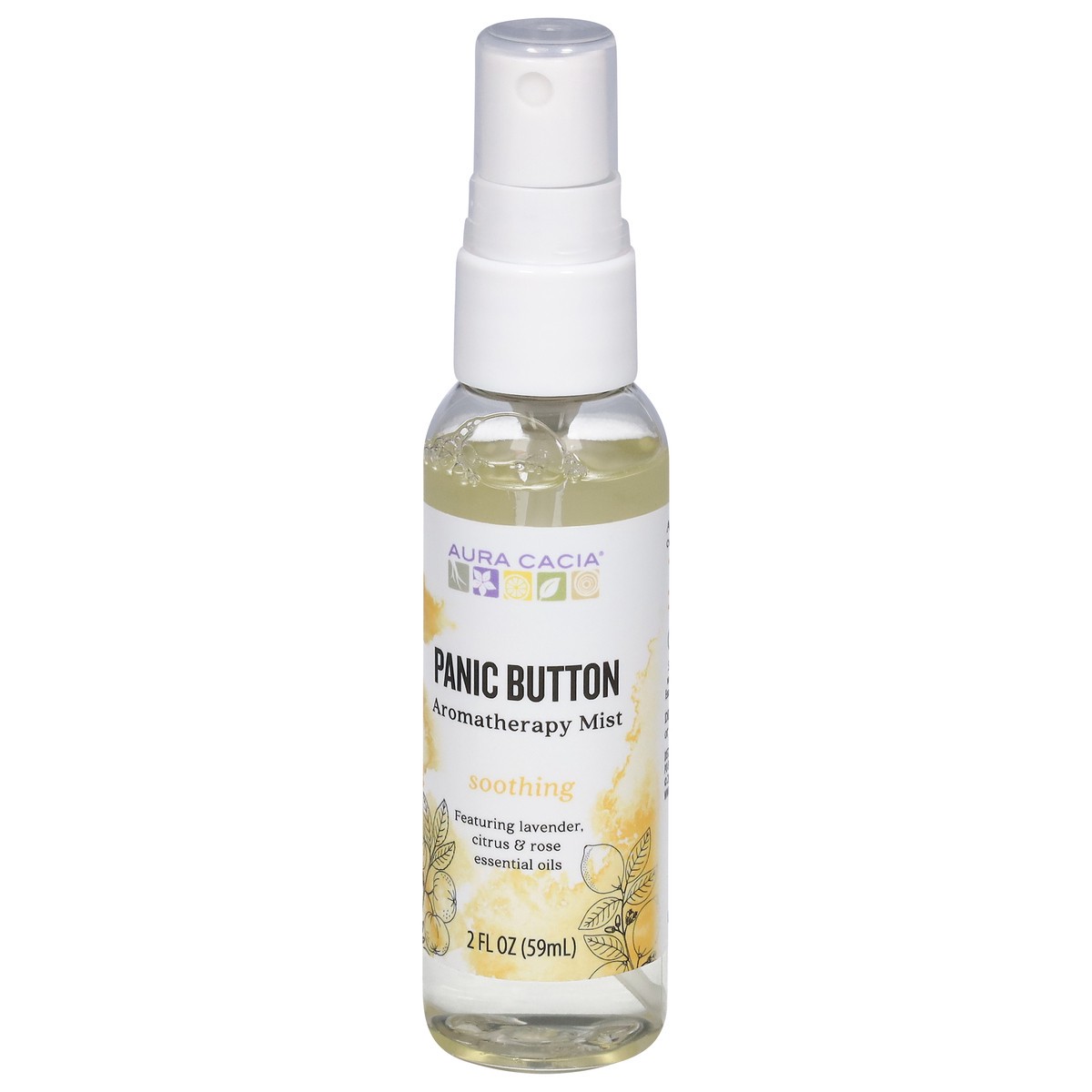 slide 2 of 9, Aura Cacia Soothing Panic Button Aromatherapy Mist 2 fl oz, 2 fl oz