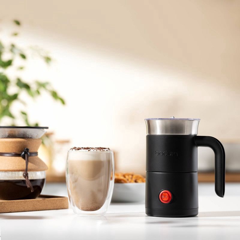 slide 6 of 8, Bodum Milk Frother with handle Black, 1 ct