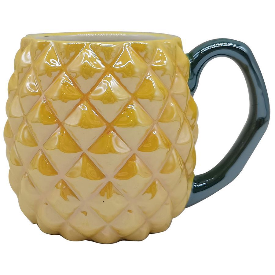 slide 1 of 1, Modern Expressions Pineapple Ceramic Mug, 1 ct