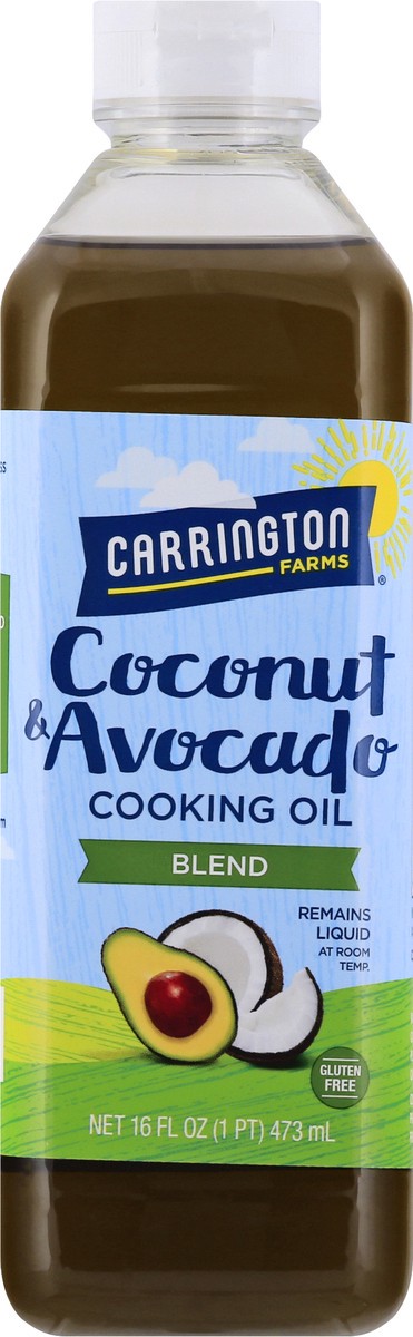 slide 10 of 13, Carrington Farms Blend Coconut & Avocado Cooking Oil 16 oz, 16 oz