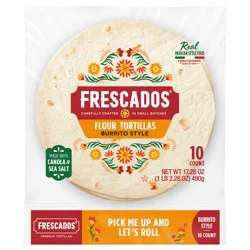 Frescados Tortillas, Flour, Burrito Style