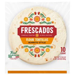 Frescados Tortillas, Flour, Burrito Style