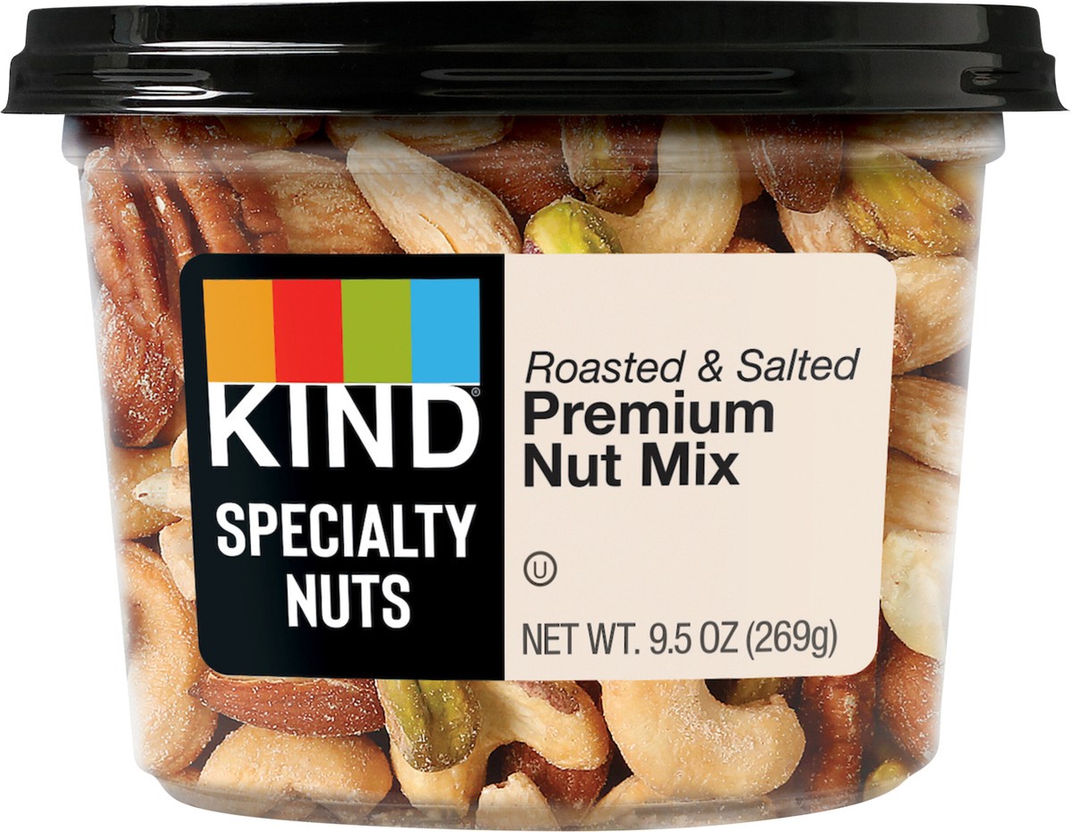 slide 2 of 4, Kind Specialty Nuts Roasted & Salted Premium Nut Mix, 9.5 oz