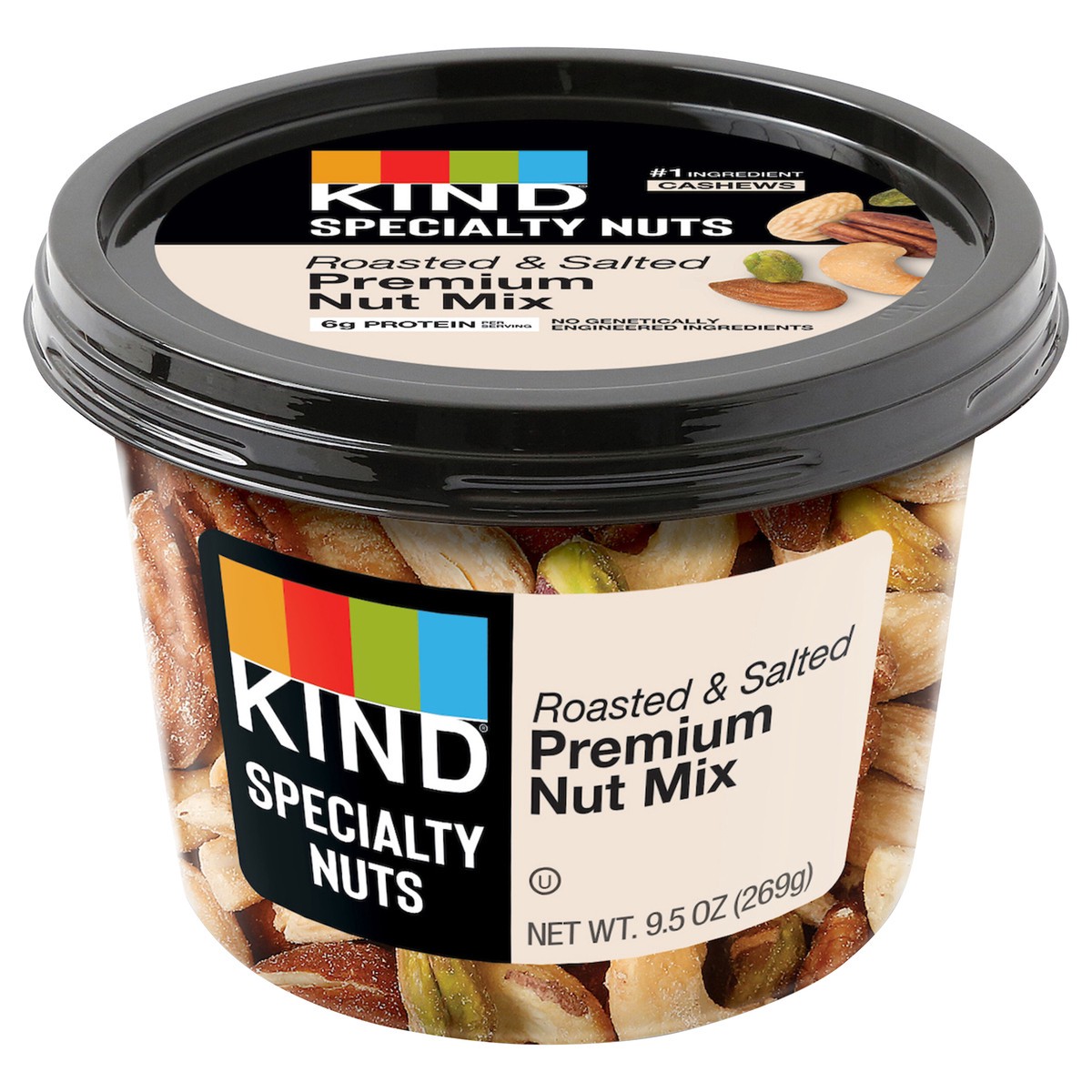 slide 1 of 4, KIND Roasted & Salted Premium Nut Mix, 9.5 OZ, 9.5 oz