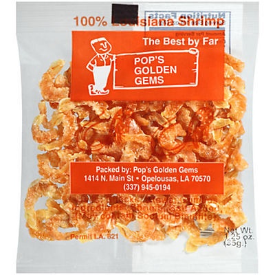 slide 1 of 1, Pop's Golden Gems Dried Shrimp, 1.25 oz