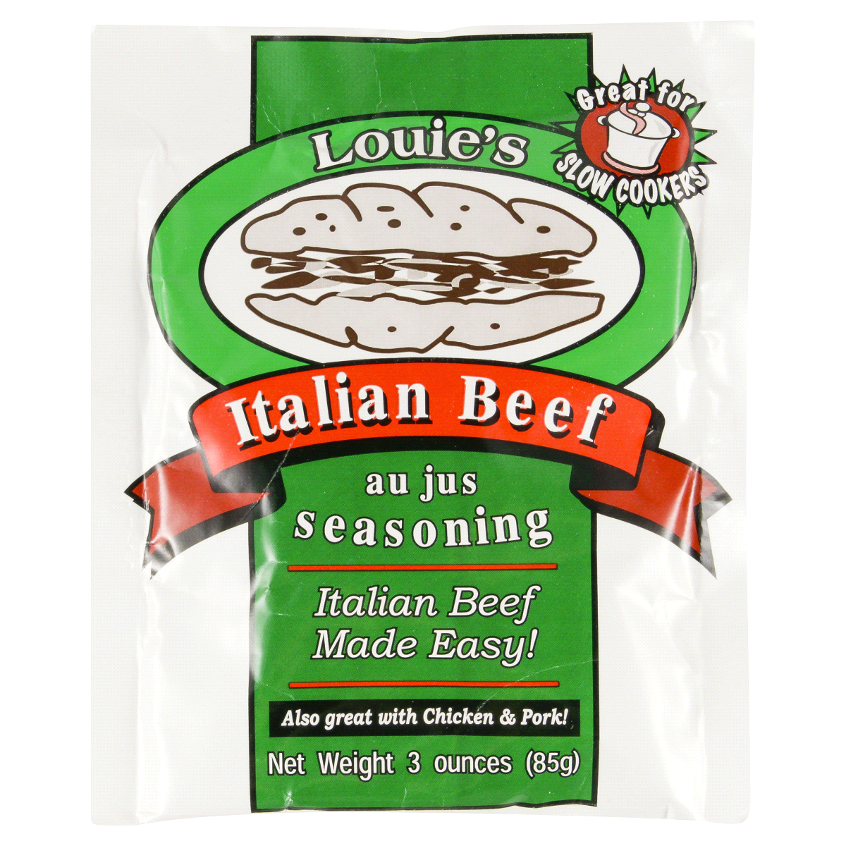 slide 1 of 2, Louie's Seasoning 3 oz, 3 oz