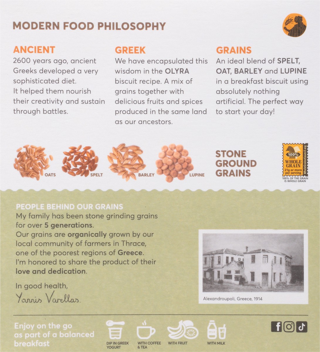 slide 5 of 9, Olyra Hazelnut Carob Breakfast Biscuits On the Go Packs 4 - 1.32 oz Packs, 4 ct