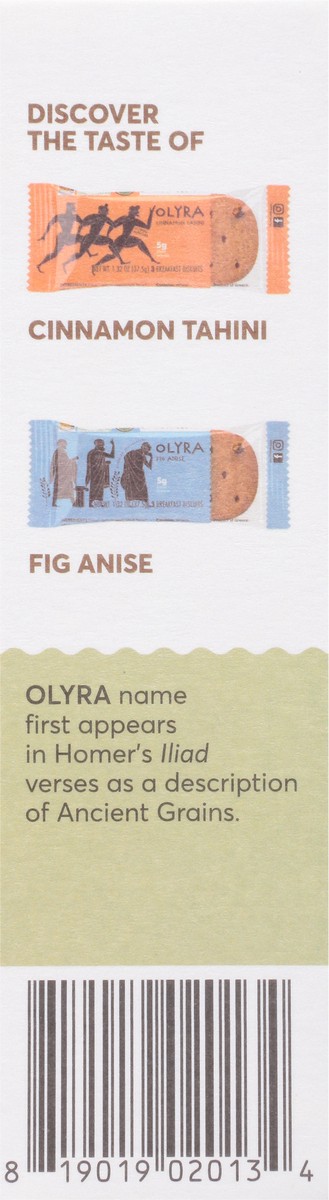 slide 8 of 9, Olyra Hazelnut Carob Breakfast Biscuits On the Go Packs 4 - 1.32 oz Packs, 4 ct