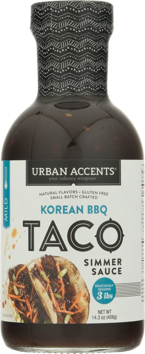 slide 8 of 9, Urban Accents Taco Korean BBQ Simmer Sauce 12 fl oz, 12 fl oz