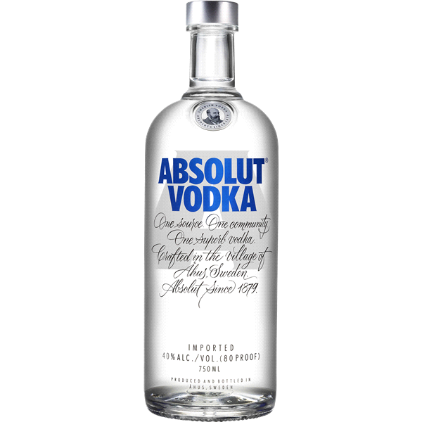 slide 1 of 1, Absolut Regular Vodka, 750 ml
