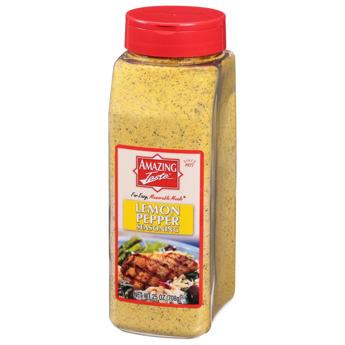 slide 5 of 10, Amazing Taste Seasoning Lemon Pepper, 25 oz