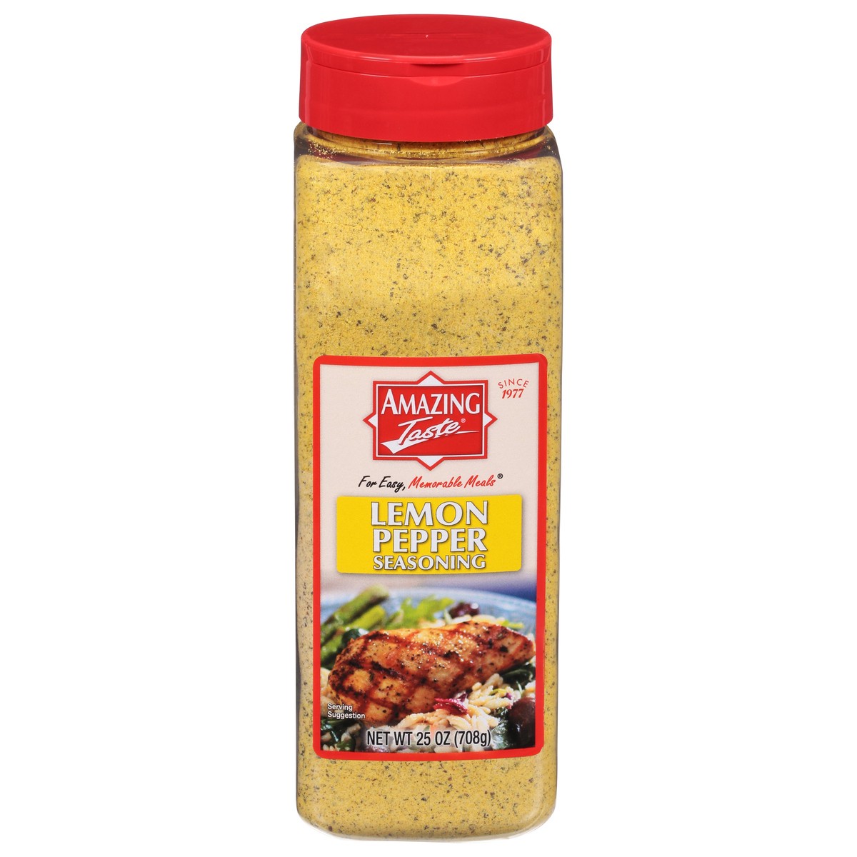 slide 1 of 10, Amazing Taste Seasoning Lemon Pepper, 25 oz