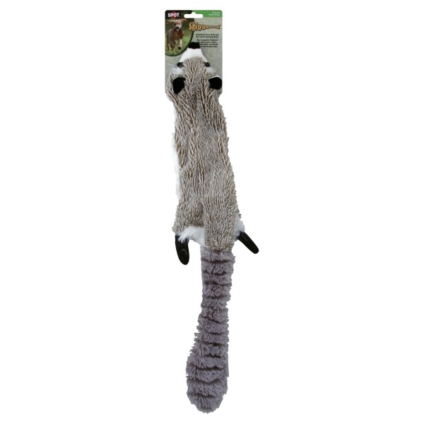 slide 1 of 1, SPOT Ethical Skinneeez Plush Raccoon Toy, 1 ct