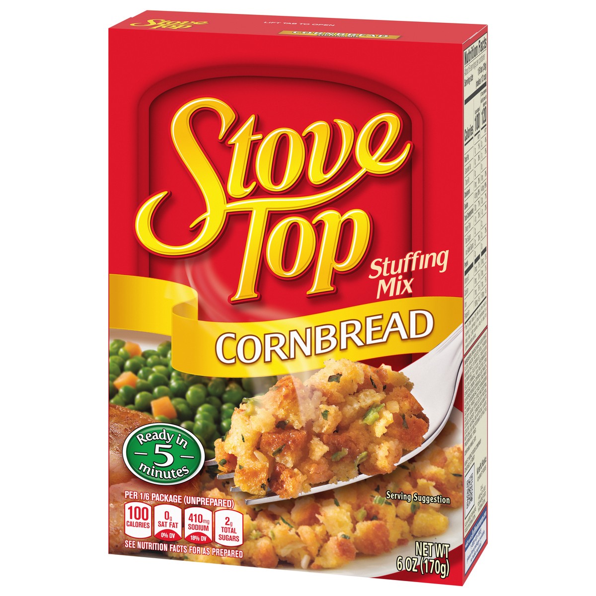 slide 9 of 9, Stove Top Cornbread Stuffing Mix, 6 oz Box, 6 oz