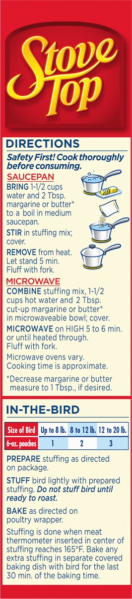 slide 7 of 9, Stove Top Cornbread Stuffing Mix, 6 oz Box, 6 oz