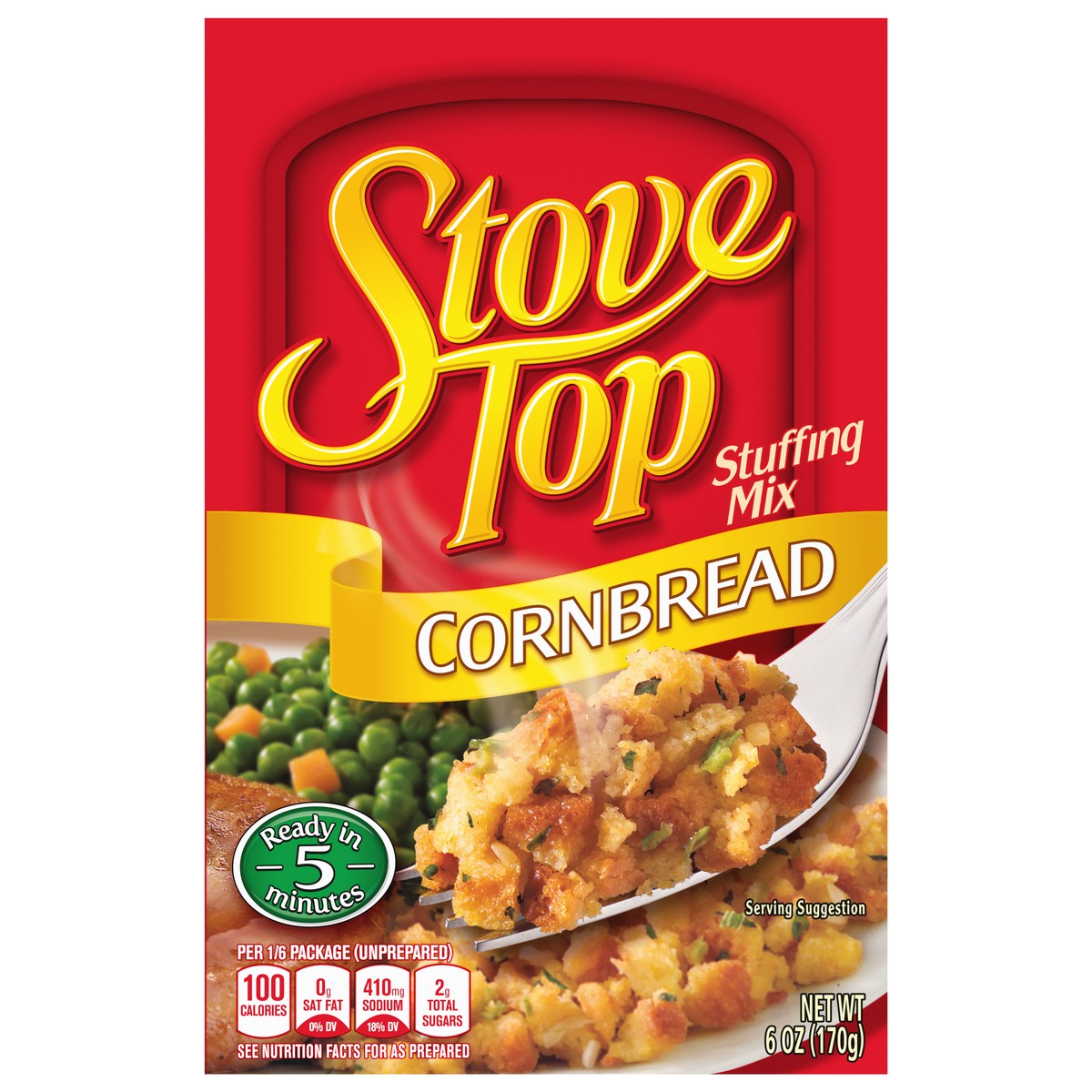 slide 1 of 9, Stove Top Cornbread Stuffing Mix 6 oz, 6 oz
