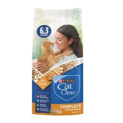 Cat Chow Purina Cat Chow High Protein Dry Cat Food, Complete - 6.3 lb. Bag