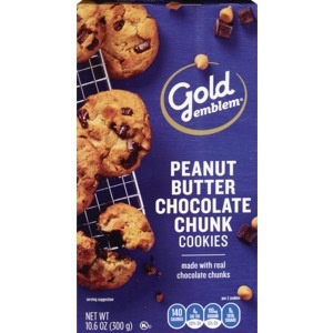 slide 1 of 1, CVS Gold Emblem Peanut Butter Chocolate Chunk Cookies, 10.6 oz; 300 gram