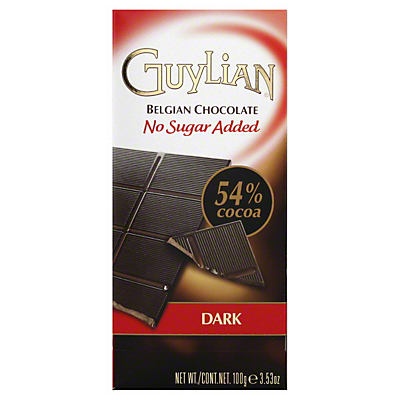 slide 1 of 1, Guylian Dark Chocolate, Belgian, 54% Cocoa, 3.53 oz