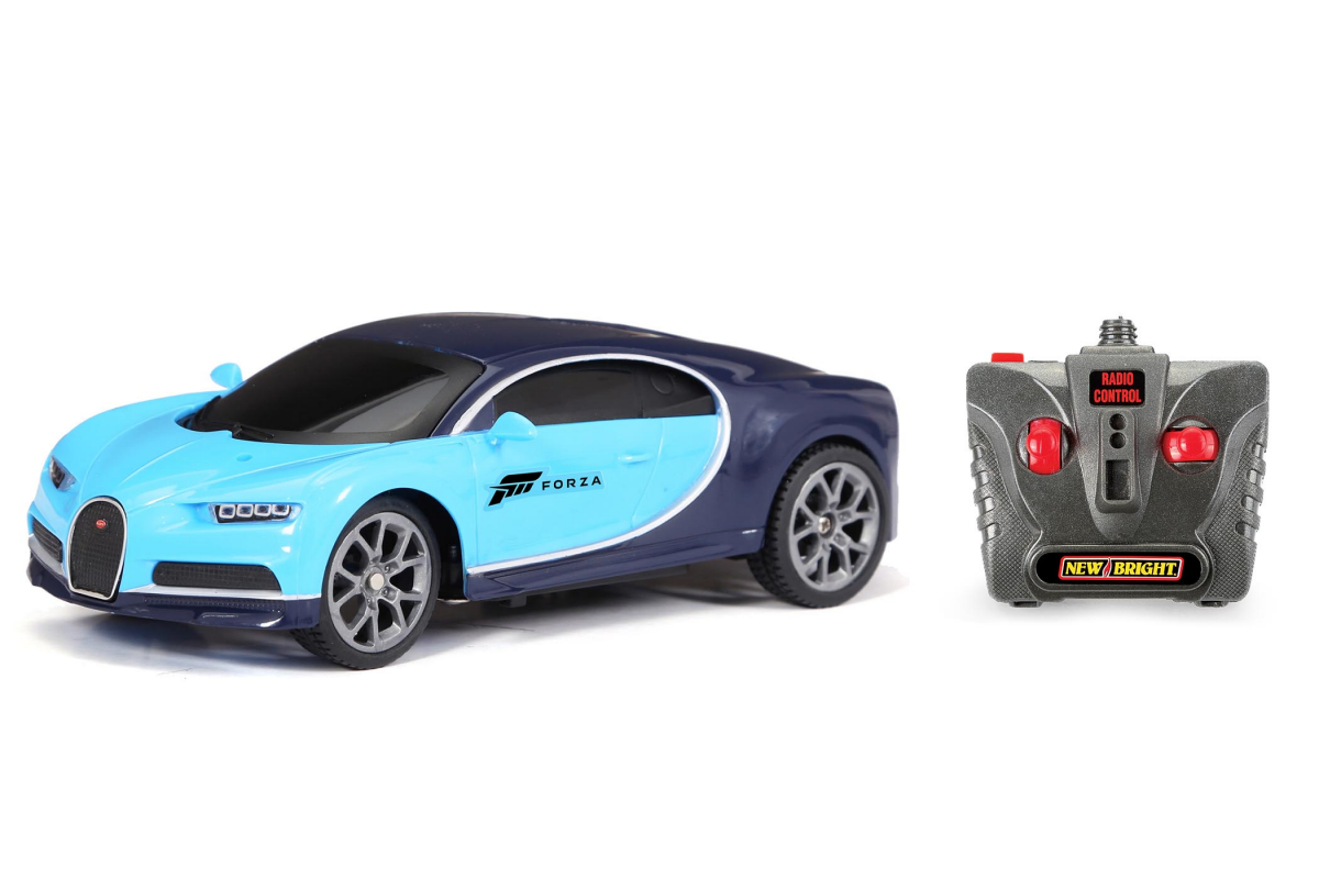 slide 1 of 4, New Bright RC 1:24 Scale Sports Car Assortment, 1 ct