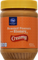 slide 1 of 1, Kroger Honey Creamy Roasted Peanut Spread, 28 oz