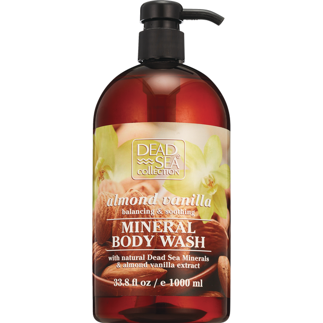 slide 1 of 1, Dead Sea Collection Body Wash, Almond Vanilla, 33.8 Oz, 33.8 oz
