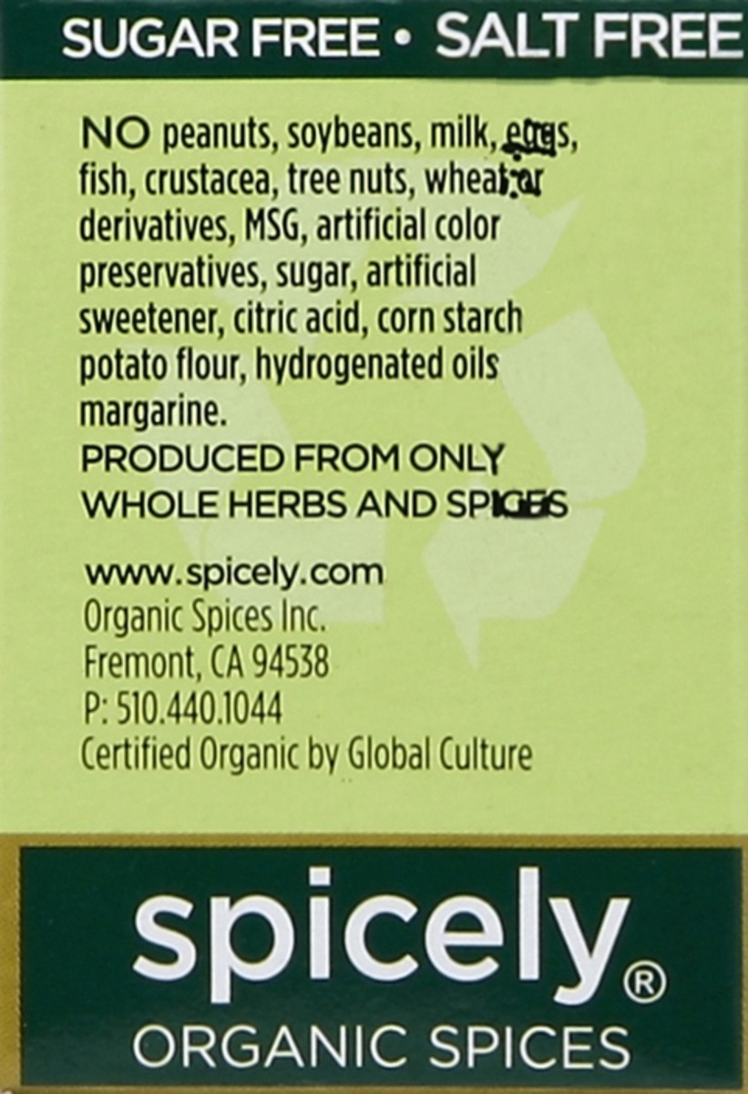 slide 3 of 4, Spicely Organic Spices Chili Powder 0.45 oz, 0.45 oz