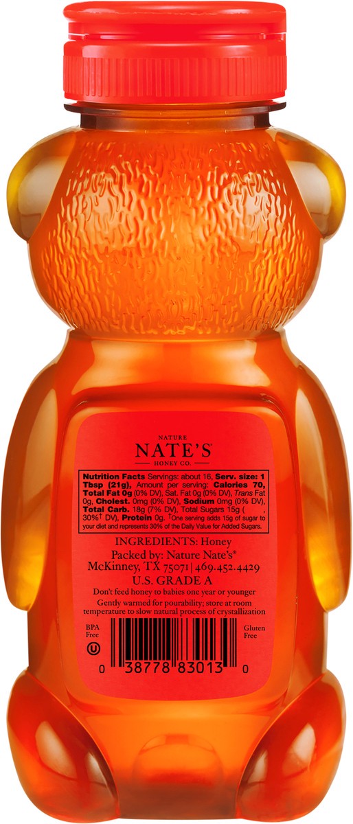 slide 7 of 8, Nature Nate's Honey Co. Unfiltered Honey 12 oz, 12 oz