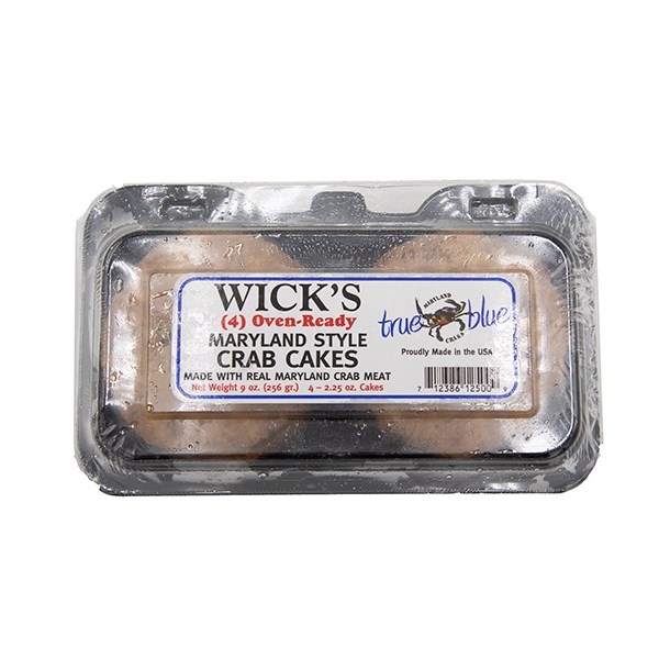 slide 1 of 1, Wick's Pies Maryland Style Crab Cakes, 9 oz