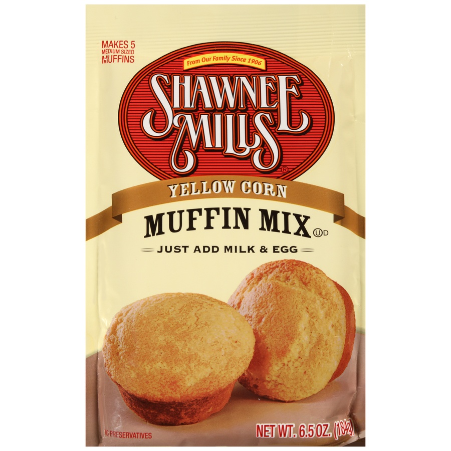 slide 1 of 6, Shawnee Mills Yellow Corn Muffin Mix, 6.5 oz