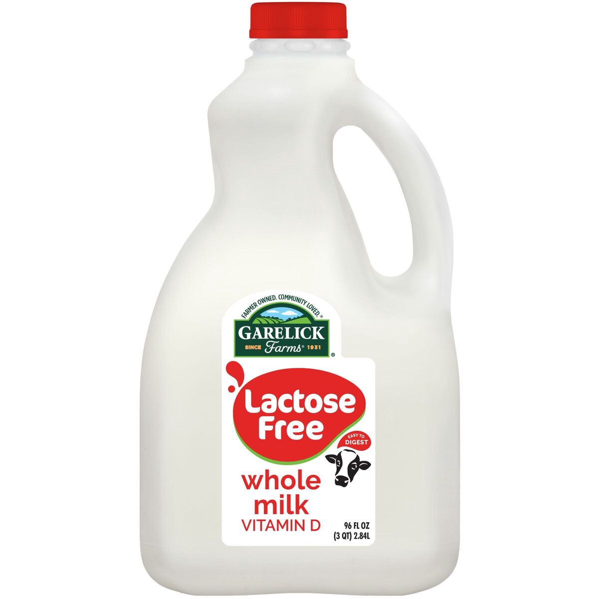 slide 2 of 2, Garelick Farms Lactose Free Vitamin D Milk, 96 oz