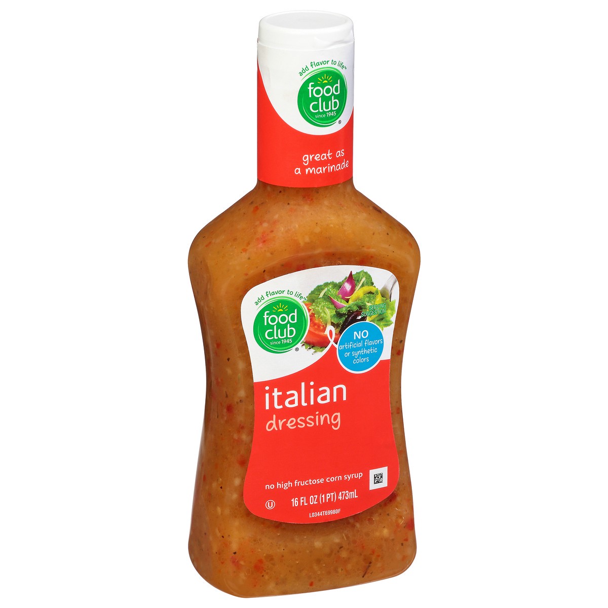 slide 9 of 9, Food Club Italian Dressing 16 fl oz, 16 fl oz