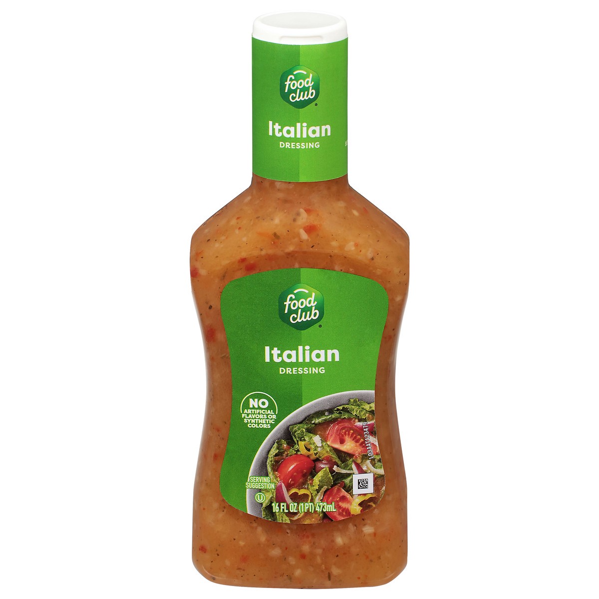 slide 1 of 9, Food Club Italian Dressing 16 fl oz, 16 fl oz