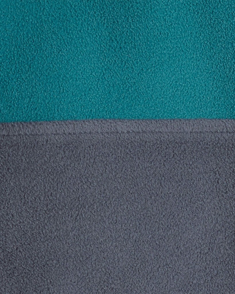 slide 2 of 2, Oshkosh Boys Color Block Microfleece Quarter-Zip Pullover Blue 6, 1 ct