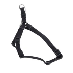 Coastal Comfort Wrap Adjustable Dog Harness, Black, Extra Small - 3/8" x 12"-18"