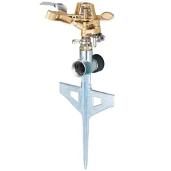 Melnor Metal Pulsating Sprinkler with Step Spike