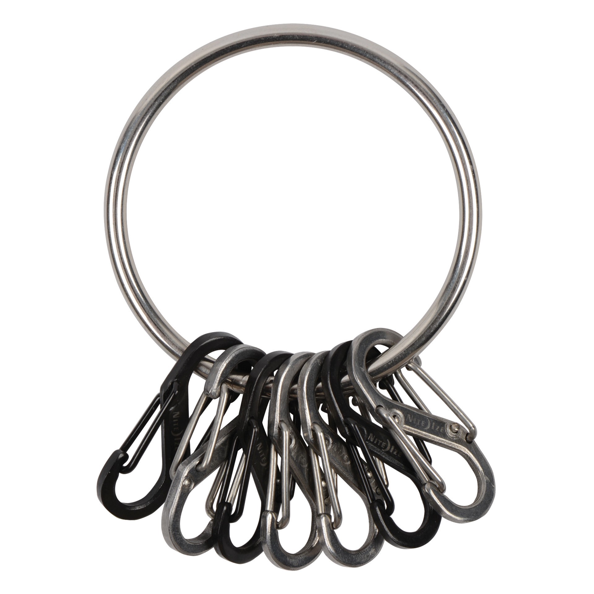 slide 2 of 6, Big Keyring Stnlss Steel, 1 ct