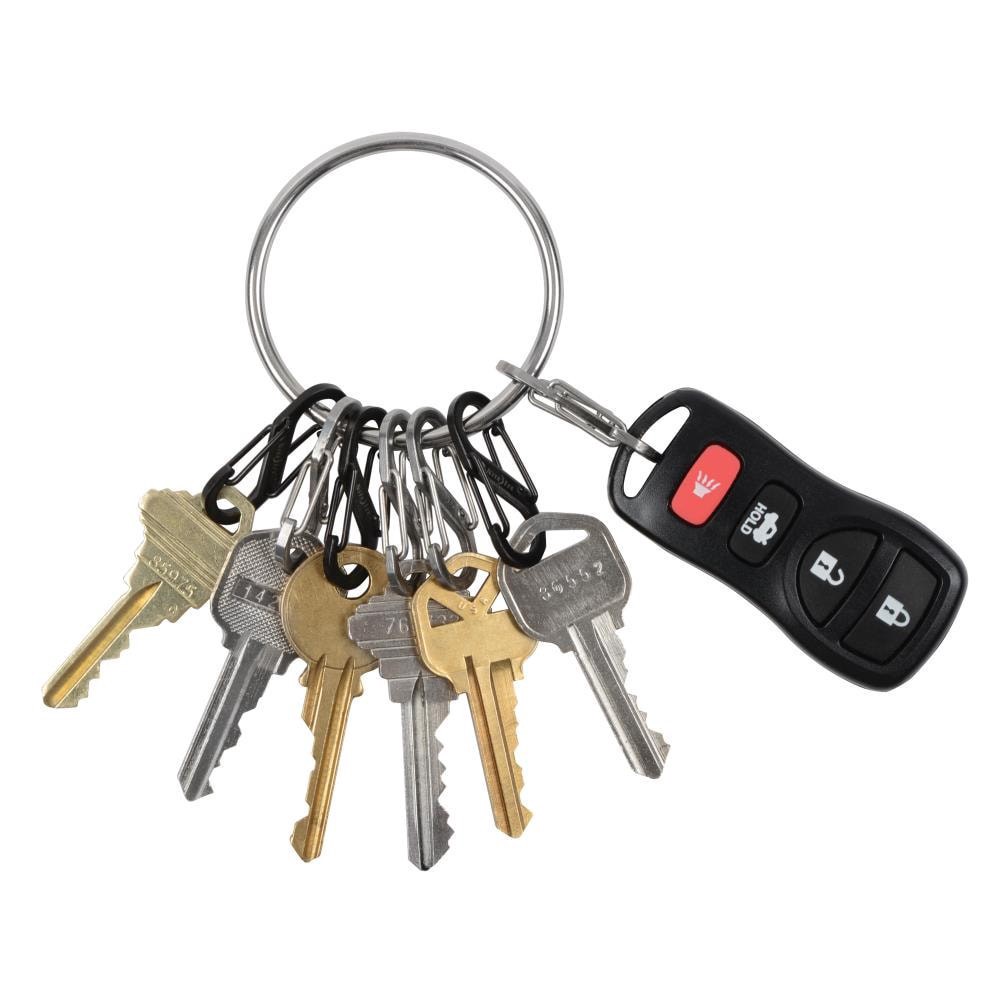 slide 4 of 6, Big Keyring Stnlss Steel, 1 ct