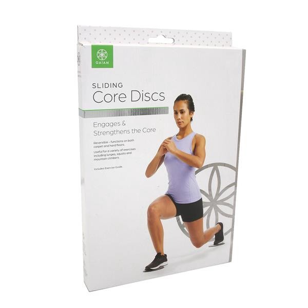 slide 1 of 1, Gaiam Gaim Core Sliding Discs, 1 ct