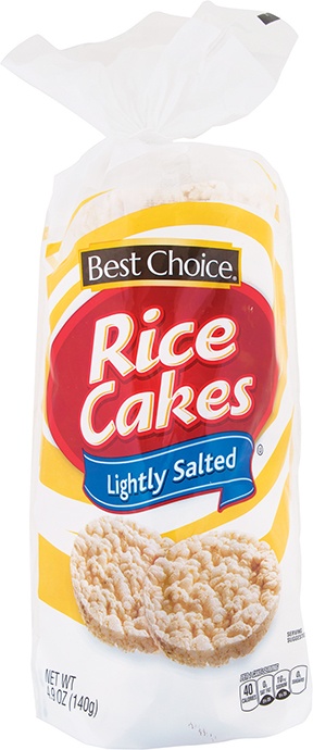 slide 1 of 1, Best Choice Lightly Salted Rice Cakes, 4.9 oz